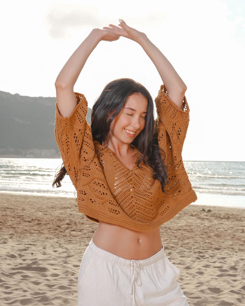 Desert Bloom Crochet Top