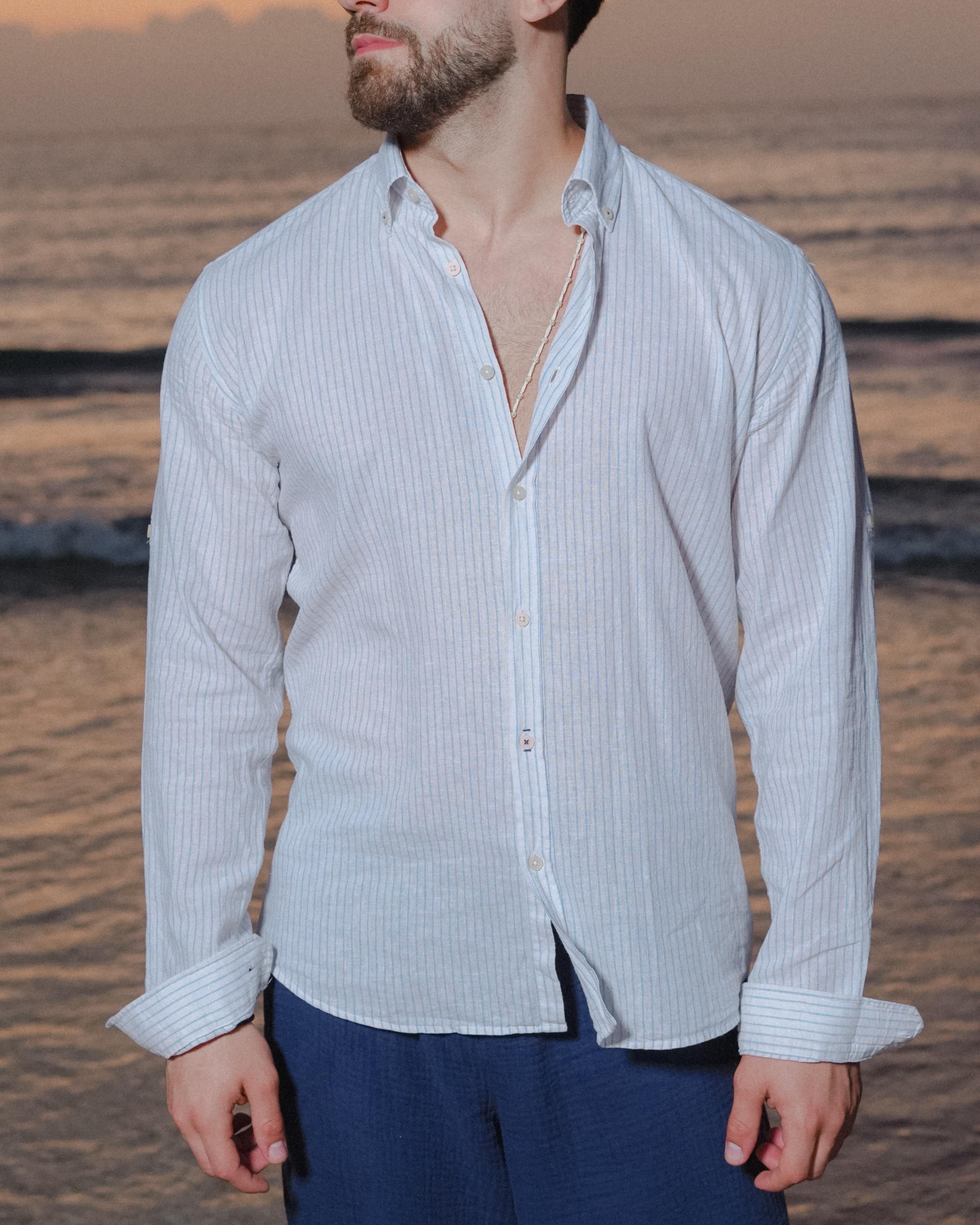 Coastal Stripe Chemise