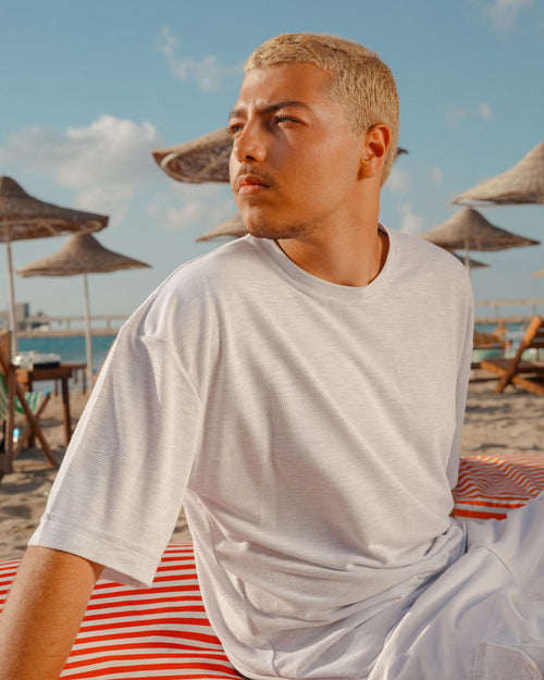 Breezy Tee - Light Grey